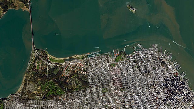 Mappa satellitare San Francisco
